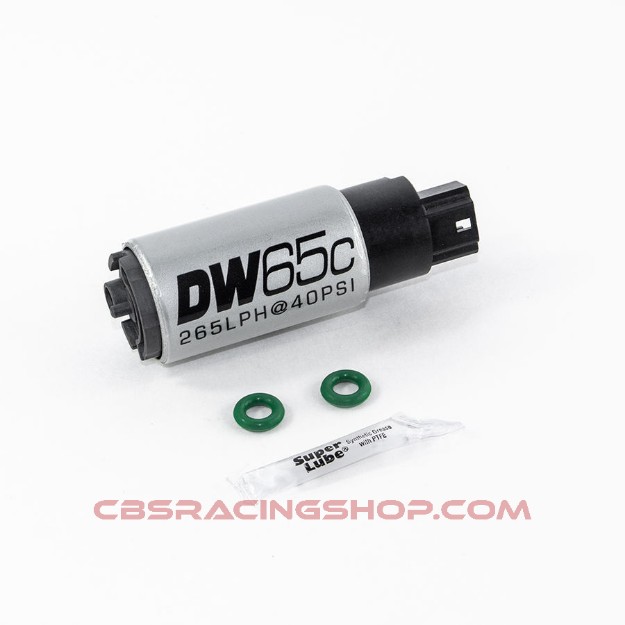 Image de 265lph Compact Fuel Pump W/ 1009 Install Kit - Deatschwerks