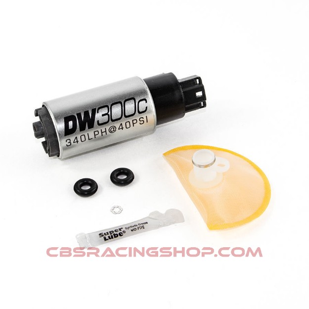 Picture of 340lph Dw65C Fuel Pump W/ 9-1018 Install Kit - Deatschwerks