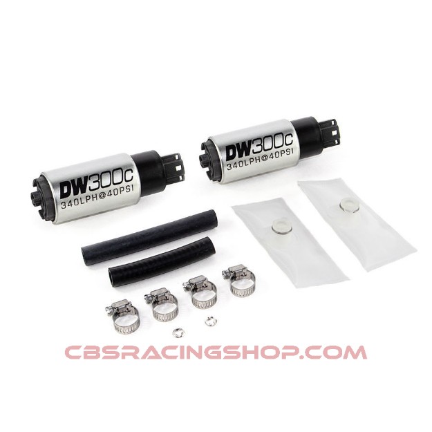 Bild von 340lph In-Tank Fuel Pumps W/ 9-1013 Install Kit - Deatschwerks