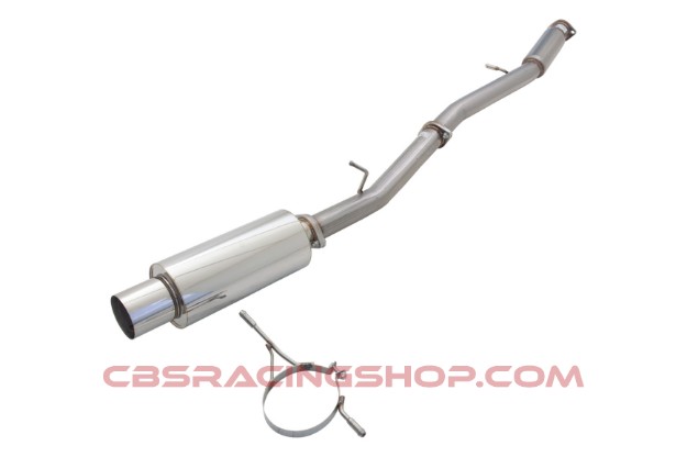 Billede af Subaru WRX 1994-2007 Stainless Steel 3" Cat-Back System With Straight-Out Cannon Muffler (E4-SW05LPA-CBS) - XForce