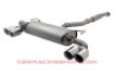 Bild von Subaru WRX Hatch 2011-2014 / STI 2008-2014 Hatch Back Brushed Stainless Steel 3" High Flow Cat-Back System (E2-SW09-CBS) - XForce – Discontinued