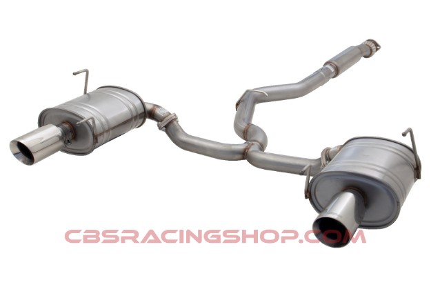 Picture of Subaru WRX Sedan 2009-2011 / Forester XT (SH) 2009-2012 / Forester (SH) Diesel 2009-2012 409 Raw Steel 3" High Flow Cat-Back System (E4-SW20-CBS) - XForce – Discontinued