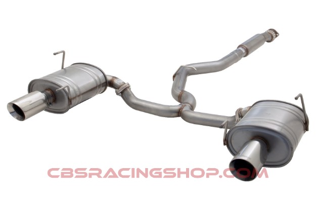 Image de Subaru WRX Sedan 2009-2011 / Forester XT (SH) 2009-2012 / Forester (SH) Diesel 2009-2012 409 Raw Steel 3" High Flow Cat-Back System (E4-SW20-CBS) - XForce – Discontinued