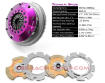 Picture of 200mm 1200Nm Rigid Ceramic Twin Plate Clutch Kit Incl Flywheel & CSC - Xtreme Performance
