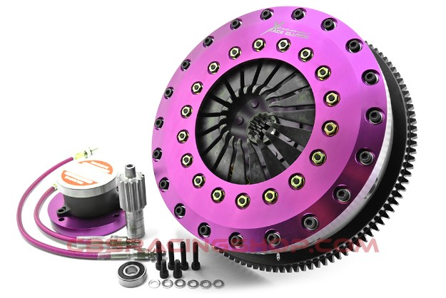 Picture of 230mm Rigid Ceramic Twin Plate Clutch Kit Incl Flywheel & CSC 1800Nm - Xtreme Performance