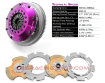 Bild von 200mm Rigid Ceramic Twin Plate Clutch Kit Incl Flywheel 1200Nm - Xtreme Performance
