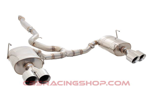 Picture of 3" Cat-Back System with Oval Mufflers (STREET SYSTEM), 304 Stainless Steel - X-Force