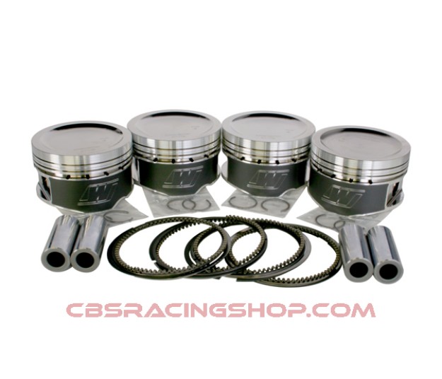 Image de Nissan SR20DET Turbo 2.0L 16V 4 Cyl. (-12cc) 9.1-9.25:1 Piston Kit - Wiseco