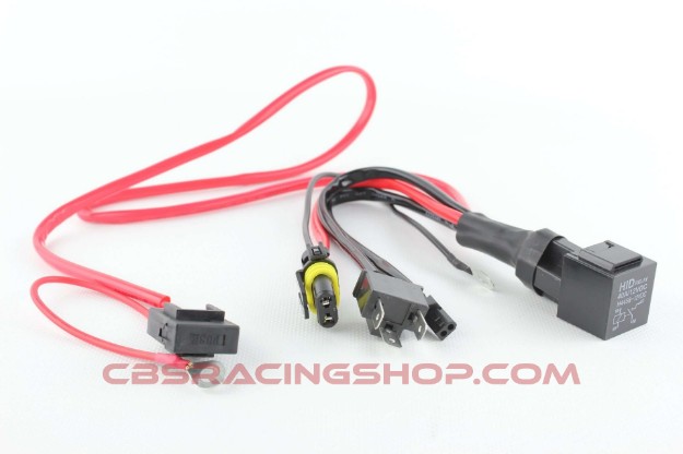 Picture of H4 motorcycle wire harness single - Aharon