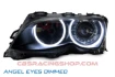 Billede af 5000k - Halogen and Xenon HID headlight - BMW 3 E46 LED Angel Eyes - Retrofitlab