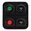 Afbeeldingen van 4 key (2x2) CAN Keypad with interchangeable 15mm inserts (sold separately) (CANKEYPAD4) - Link