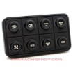 Picture of 8 key (2x4) CAN Keypad with interchangeable 15mm inserts (sold separately) (CANKEYPAD8) - Link