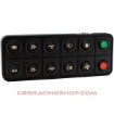 Bild von 12 key (2x6) CAN Keypad with interchangeable 15mm inserts (sold separately) (CANKEYPAD12) - Link