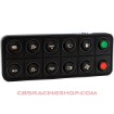 Billede af 12 key (2x6) CAN Keypad with interchangeable 15mm inserts (sold separately) (CANKEYPAD12) - Link