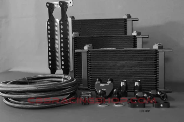 Afbeeldingen van HPR/Setrab 8HP oil cooler kit 619 oil cooler