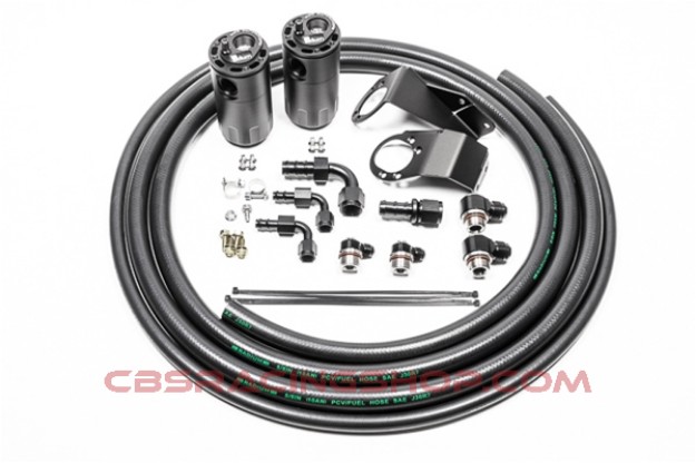 Bild von Dual Catch Can Kit, Nissan S13, Fluid Lock - Radium