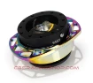 Picture of NRG Quick Release Kit Gen 257 - Black Body / Neochrome Cutout Ring