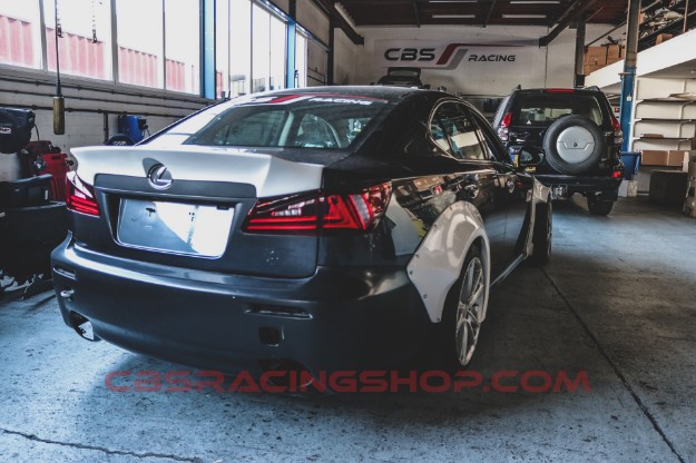 Afbeeldingen van Lexus IS 250, Ducktail spoiler - CBS Racing