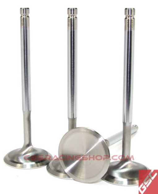 Picture of Toyota 2JZ-GTE 23-8N Chrome Polished Exhaust Valve - 30mm Head (+1mm) - SET 12 - GSC Power Division