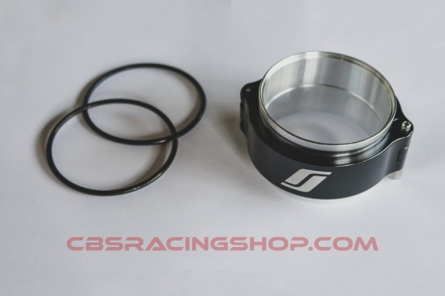Picture of 3" aluminium Intercooler quick release clamp set, CBS Logo - CBS Racing