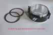 Picture of 3,5" aluminium Intercooler quick release clamp set CBS Logo - CBS Racing
