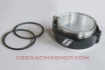 Picture of 3,5" aluminium Intercooler quick release clamp set CBS Logo - CBS Racing
