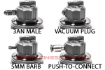 Image de 3/16" Barb Vacuum Port Adapter - Radium