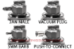 Bild von 3/16" Barb Vacuum Port Adapter - Radium