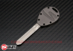 Afbeeldingen van Frosted Titanium GR6 - A80 Supra Key Blank - PSI Pro Spec Imports