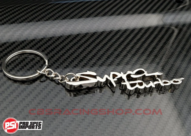 Afbeeldingen van MK4 Supra Turbo Keychain, Silver - PSI Pro Spec Imports