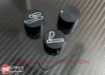 Image de JDM S1 Supra Interior - Brushed Stainless Billet HVAC Mega 8pc Combo, Black Dials - "S" logo - PSI Pro Spec Imports