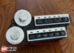 Afbeeldingen van Supra Heater & Fan Control - Custom Billet Stainless Dial Set, Plain Stainless Dials - PSI Pro Spec Imports