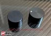 Image de Custom Billet Anodised Black Dials for Heater & Fan Control, Plain - PSI Pro Spec Imports