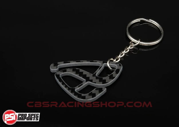 Picture of RX7, RX8, MX5 100% Carbon Fibre Keychain - PSI Pro Spec Imports