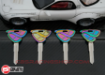 Afbeeldingen van FD3S RX7 Key Blank - 'Neo Chrome PVD' Titanium GR6 - PSI Pro Spec Imports