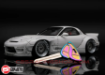 Bild von FD3S RX7 Key Blank - 'Neo Chrome PVD' Titanium GR6 - PSI Pro Spec Imports