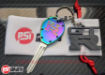 Bild von Billet Titanium R32 / R33 Skyline GTR Key Blank - Neo Chrome - PSI Pro Spec Imports