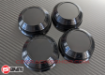 Image de Volk Rays TE37SL and TE37 / Work Meister S1 3P, 18" Centre Caps for Mazda - Black Anodised