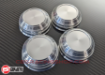 Bild von Work Meister S1 3P Centre Caps Billet CNC Alloy - Suit Nissan Silvia S13, S14, S15, 180SX, 200SX, 300ZX, 350Z, 370Z (Not GTR) - Clear Anodised Silver