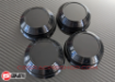 Bild von Work Meister S1 3P Centre Caps Billet CNC Alloy - Suit Nissan Silvia S13, S14, S15, 180SX, 200SX, 300ZX, 350Z, 370Z (Not GTR) - Black Anodised