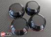 Afbeeldingen van Work Meister S1 3P & 2P Centre Caps For Toyota/Lexus - 60.1mm - Black Anodised (18" and 19") - PSI Pro Spec Imports