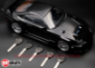 Afbeeldingen van Stealth Black PVD - Titanium Mk4 Supra Key - PSI Pro Spec Imports