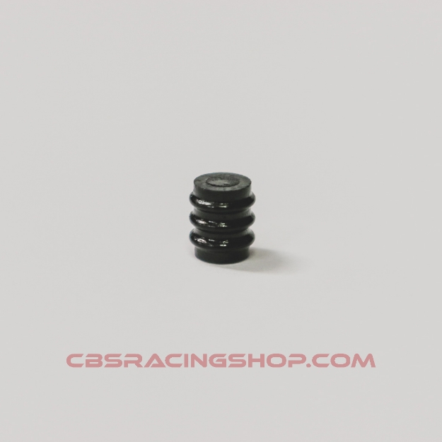 Afbeeldingen van P6 plug, black rubber