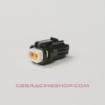Billede af Connector Housing, Waterproof, Receptacle, 2 Ways, 2.5 mm, Socket Crimp Contacts