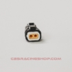 Billede af Connector Housing, Waterproof, Receptacle, 2 Ways, 2.5 mm, Socket Crimp Contacts