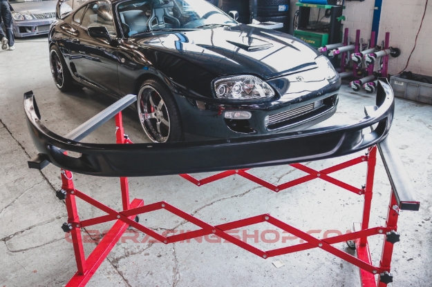 Billede af MKIV Supra TRD V2 style PU Lip - CBS Racing