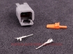 Bild von Connector 2-way pin housing DTM - MaxxEcu