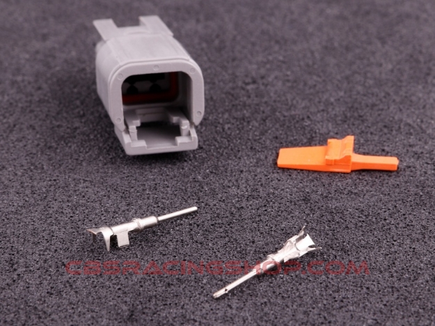 Bild von Connector 2-way pin housing DTM - MaxxEcu