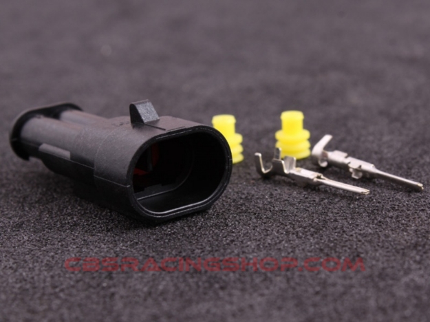 Bild von Connector 2-way pin housing Superseal - MaxxEcu