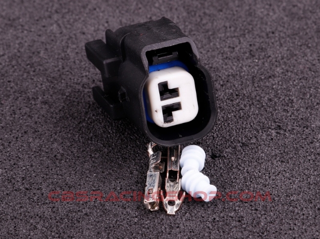 Billede af Connector 2-way socket housing (Coyote CLT+AC compressor) - MaxxEcu